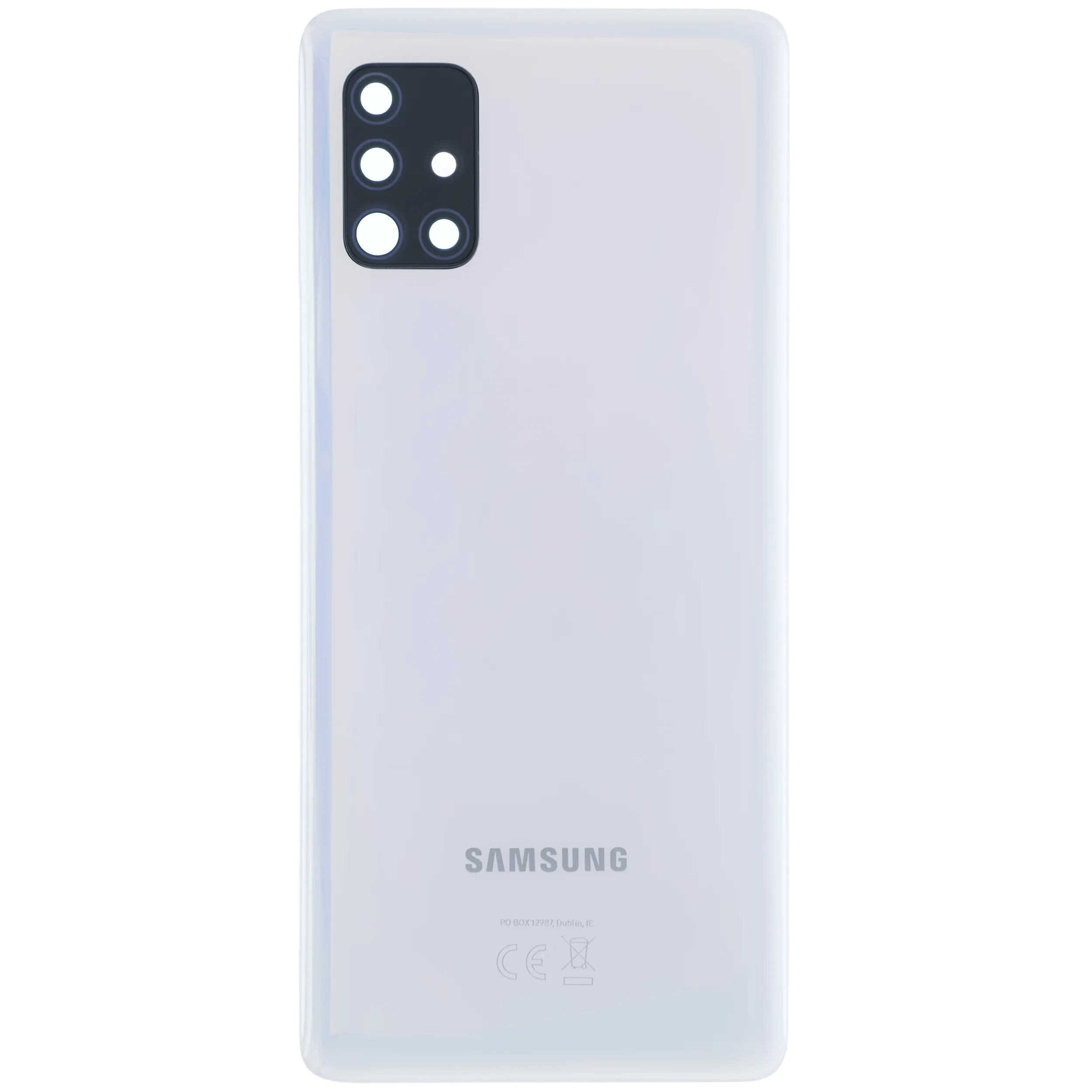Rückdeckel mit Kameraglas für Samsung Galaxy A51 (A516 / 2020) (Service Pack) (White (Weiß)) – Bild 3