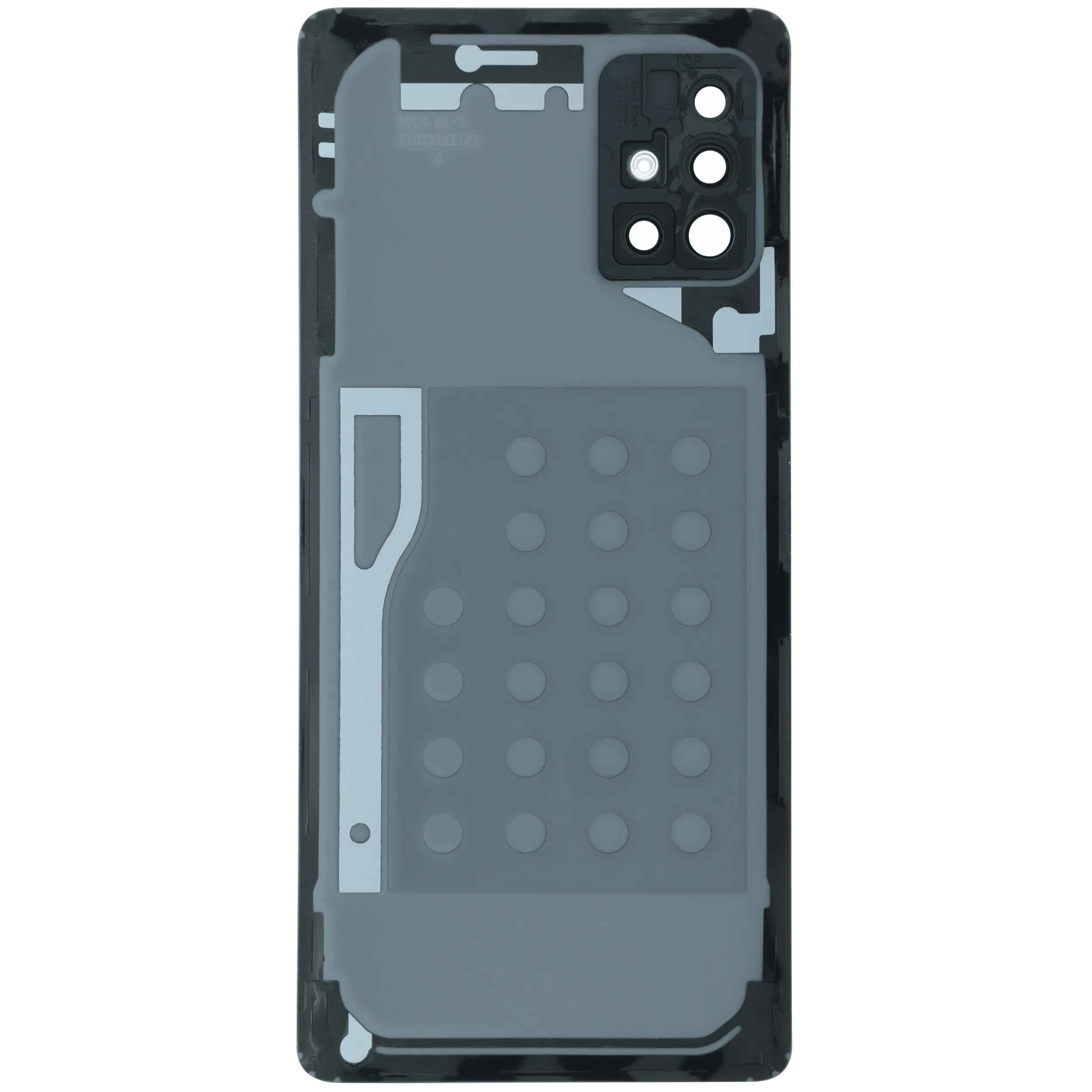 Rückdeckel mit Kameraglas für Samsung Galaxy A51 (A516 / 2020) (Service Pack) (White (Weiß)) – Bild 4