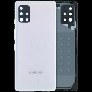 Rückdeckel mit Kameraglas für Samsung Galaxy A51 (A516 / 2020) (Service Pack) (White (Weiß))
