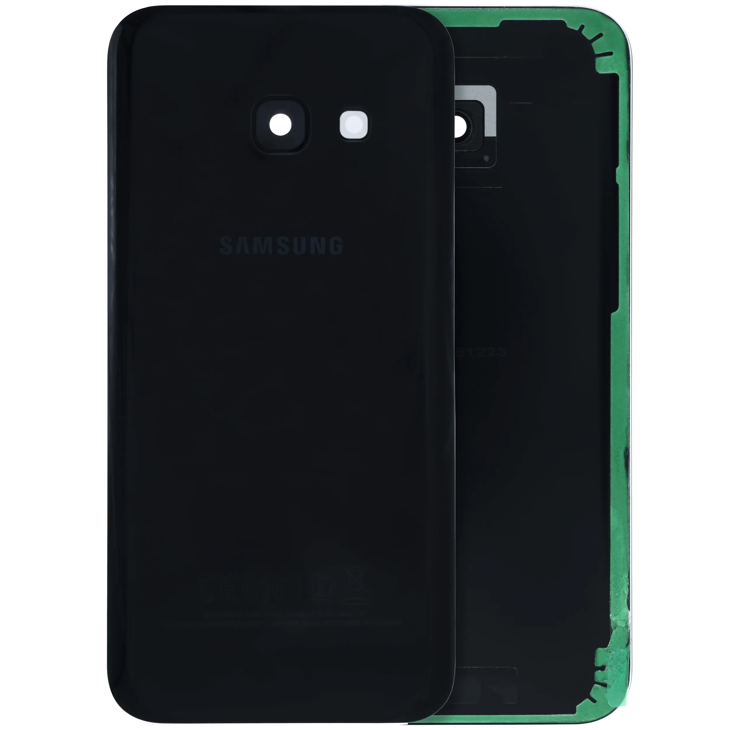 Rückdeckel mit Kameraglas für Samsung Galaxy M31 (M315 / 2020) (Service Pack) (Black (Schwarz)) – Bild 2