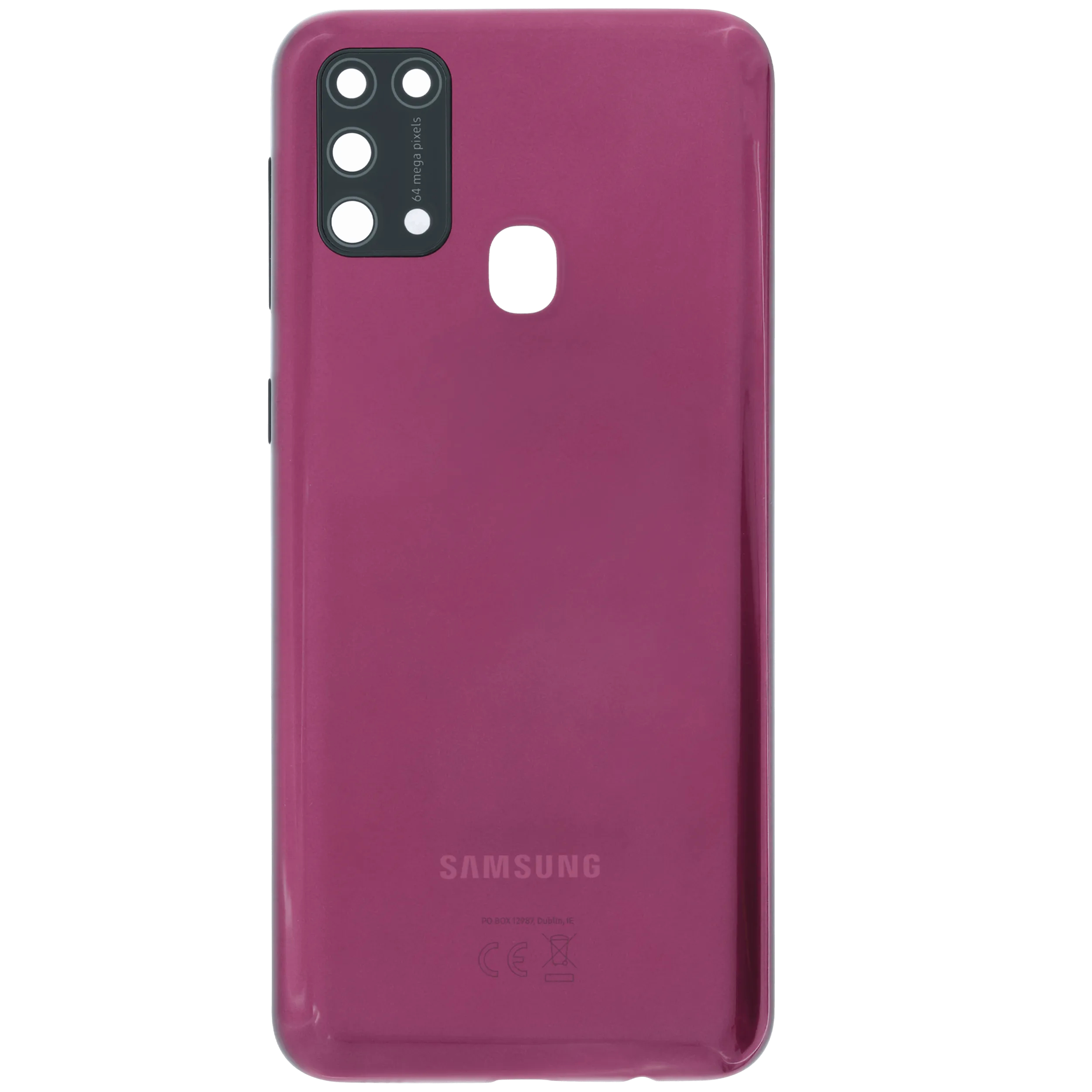 Rückdeckel mit Kameraglas für Samsung Galaxy M31 (M315 / 2020) (Service Pack) (Red (Rot)) – Bild 3