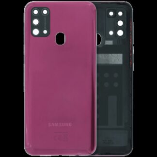Rückdeckel mit Kameraglas für Samsung Galaxy M31 (M315 / 2020) (Service Pack) (Red (Rot))
