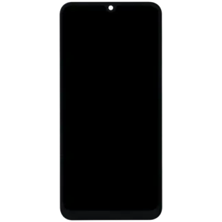 OLED Display mit Rahmen für Samsung Galaxy M21 (SM-M215) (Service Pack) (Black (Schwarz))