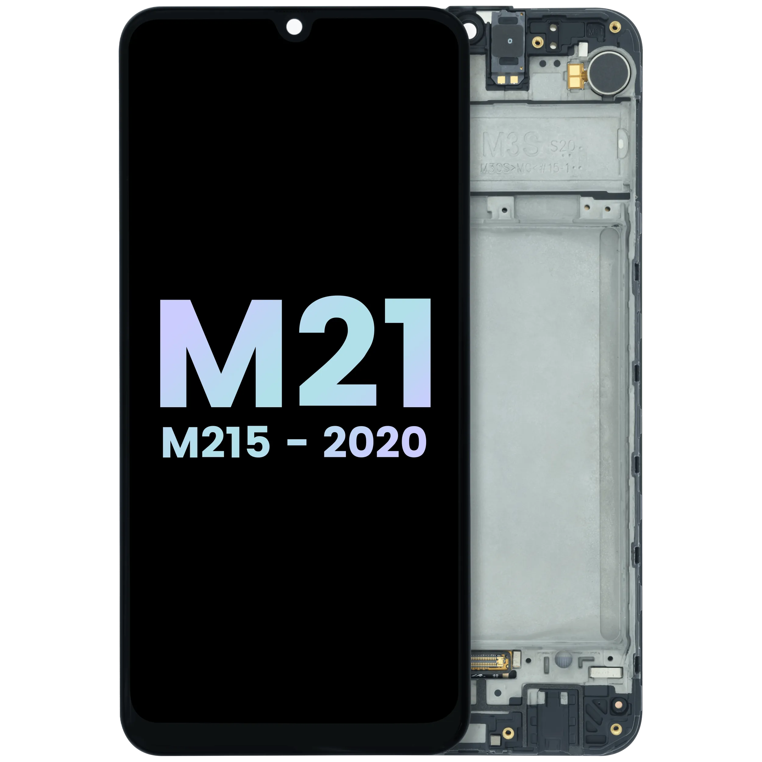 OLED Display mit Rahmen für Samsung Galaxy M55 5G (SM-M556) (Service Pack) (Black (Schwarz)) – Bild 5