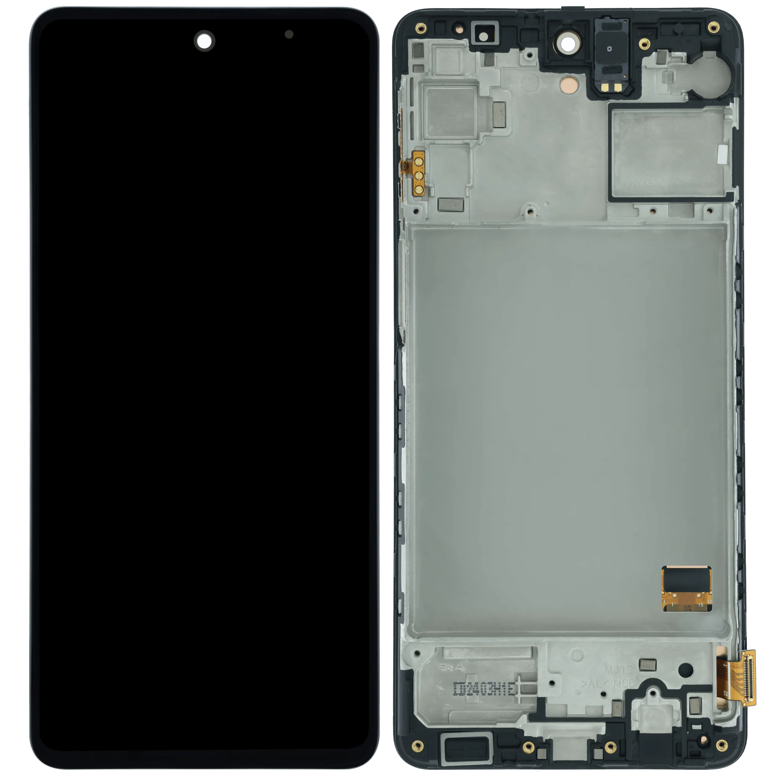 OLED Display mit Rahmen für Samsung Galaxy M31S (M317) (Service Pack) – Bild 2