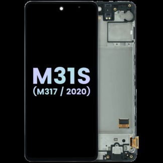 OLED Display mit Rahmen für Samsung Galaxy M31S (M317) (Service Pack)