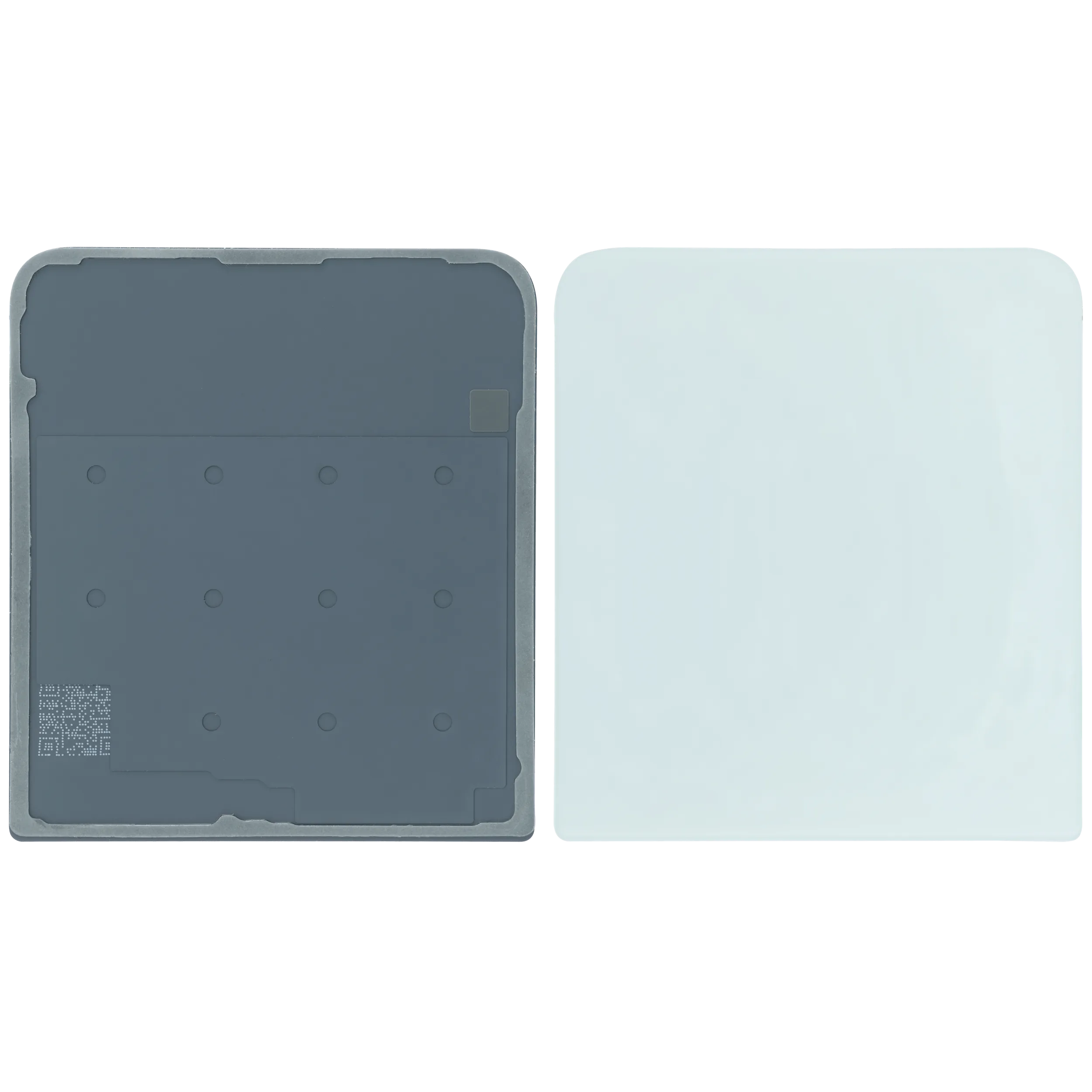 Bottom Rückdeckelglas für Samsung Galaxy Z Flip 3 5G (Service Pack) (White (Weiß)) – Bild 3