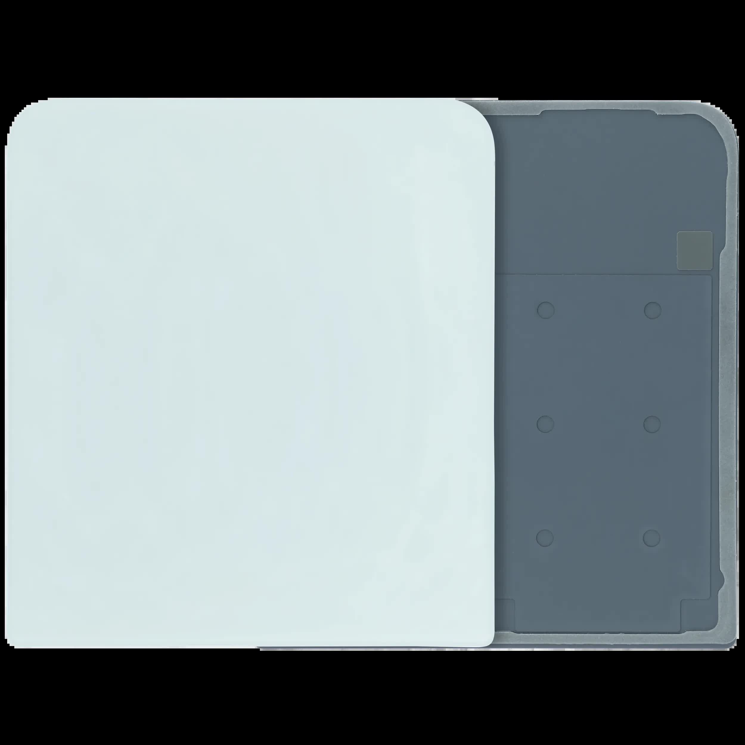 Bottom Rückdeckelglas für Samsung Galaxy Z Flip 3 5G (Service Pack) (White (Weiß))