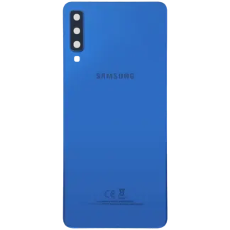 Rückdeckel mit Kameraglas für Samsung Galaxy A7 (A750 / 2018) (Service Pack) (Blue (Blau))