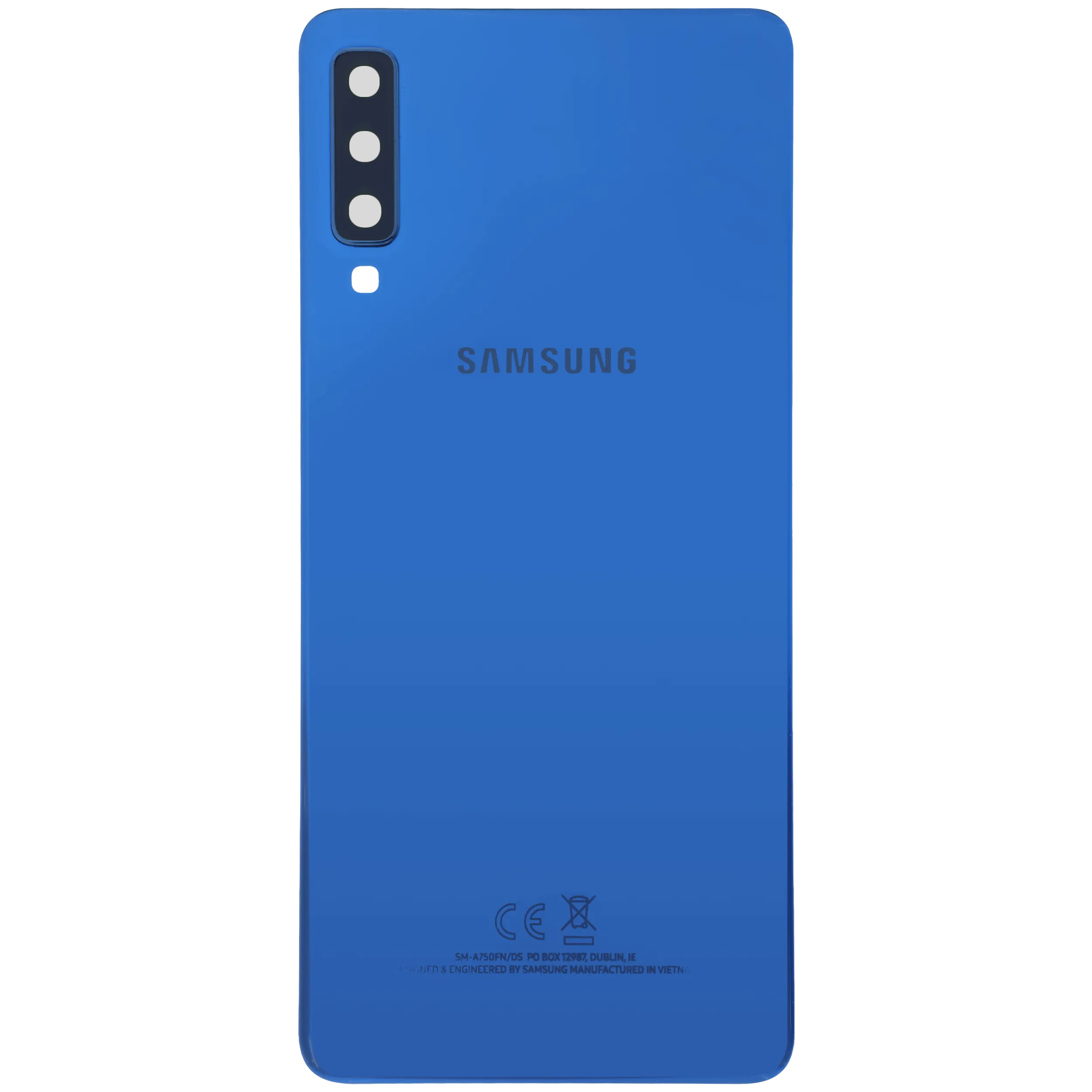 Rückdeckel mit Kameraglas für Samsung Galaxy A7 (A750 / 2018) (Service Pack) (Blue (Blau)) – Bild 3