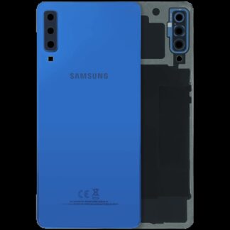 Rückdeckel mit Kameraglas für Samsung Galaxy A7 (A750 / 2018) (Service Pack) (Blue (Blau))
