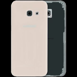 Rückdeckelglas mit Kameraglas für Samsung Galaxy A3 (A320 / 2017) (Service Pack) (Pink (Rosa))