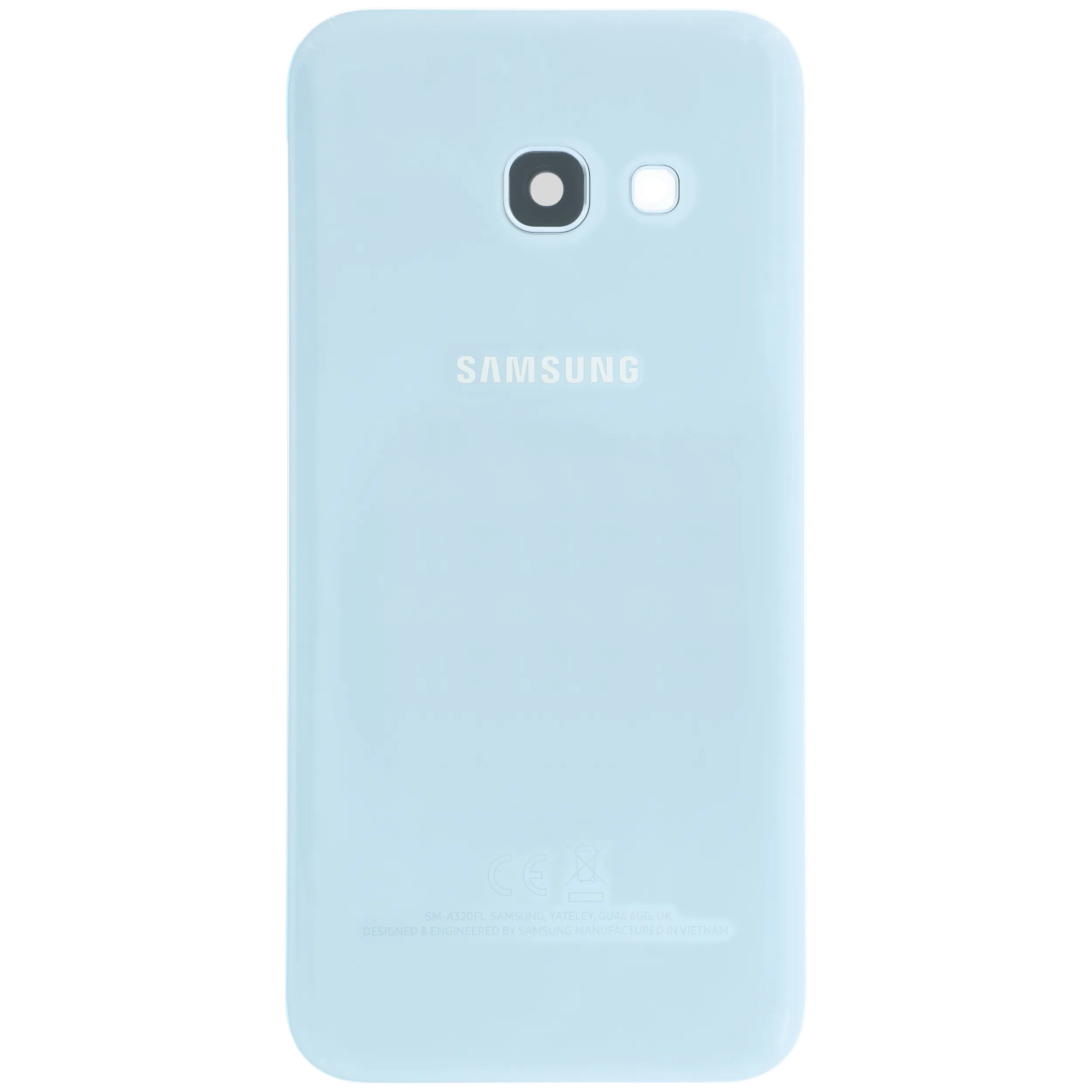 Rückdeckel mit Kameraglas für Samsung Galaxy A3 (A320 / 2017) (Service Pack) (Blue (Blau)) – Bild 3