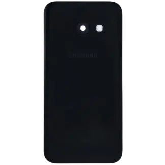 Rückdeckelglas mit Kameraglas für Samsung Galaxy A3 (A320 / 2017) (Service Pack) (Black (Schwarz))
