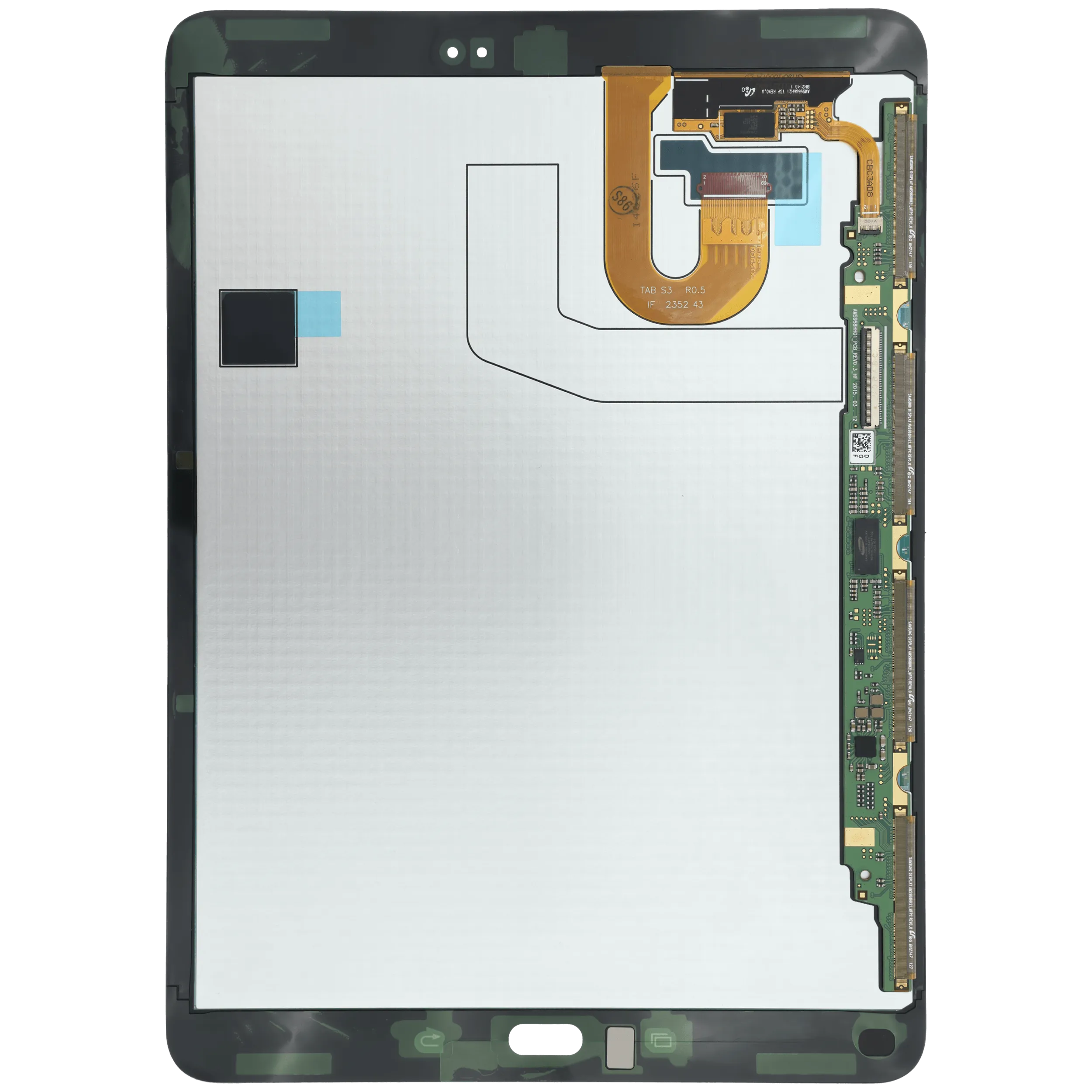 LCD Display ohne Rahmen für Samsung Galaxy Tab S3 9.7" (T820) (Service Pack) (Black (Schwarz)) – Bild 4