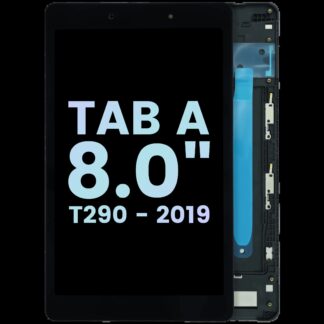 LCD Display mit Rahmen für Samsung Galaxy Tab A 8" (T290) (Service Pack) (Black (Schwarz))