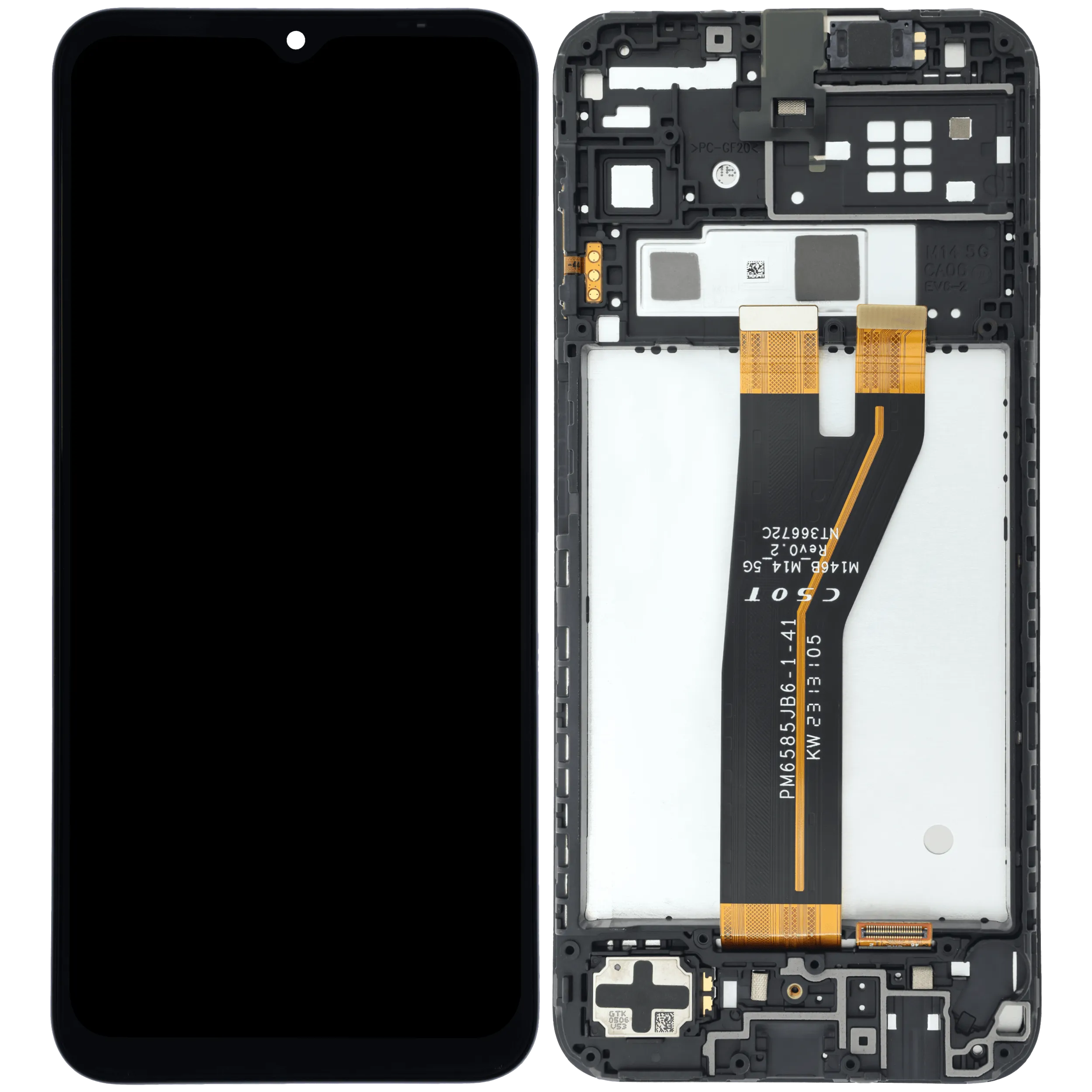 LCD Display mit Rahmen für Samsung Galaxy M14 (M146) (Service Pack) – Bild 2