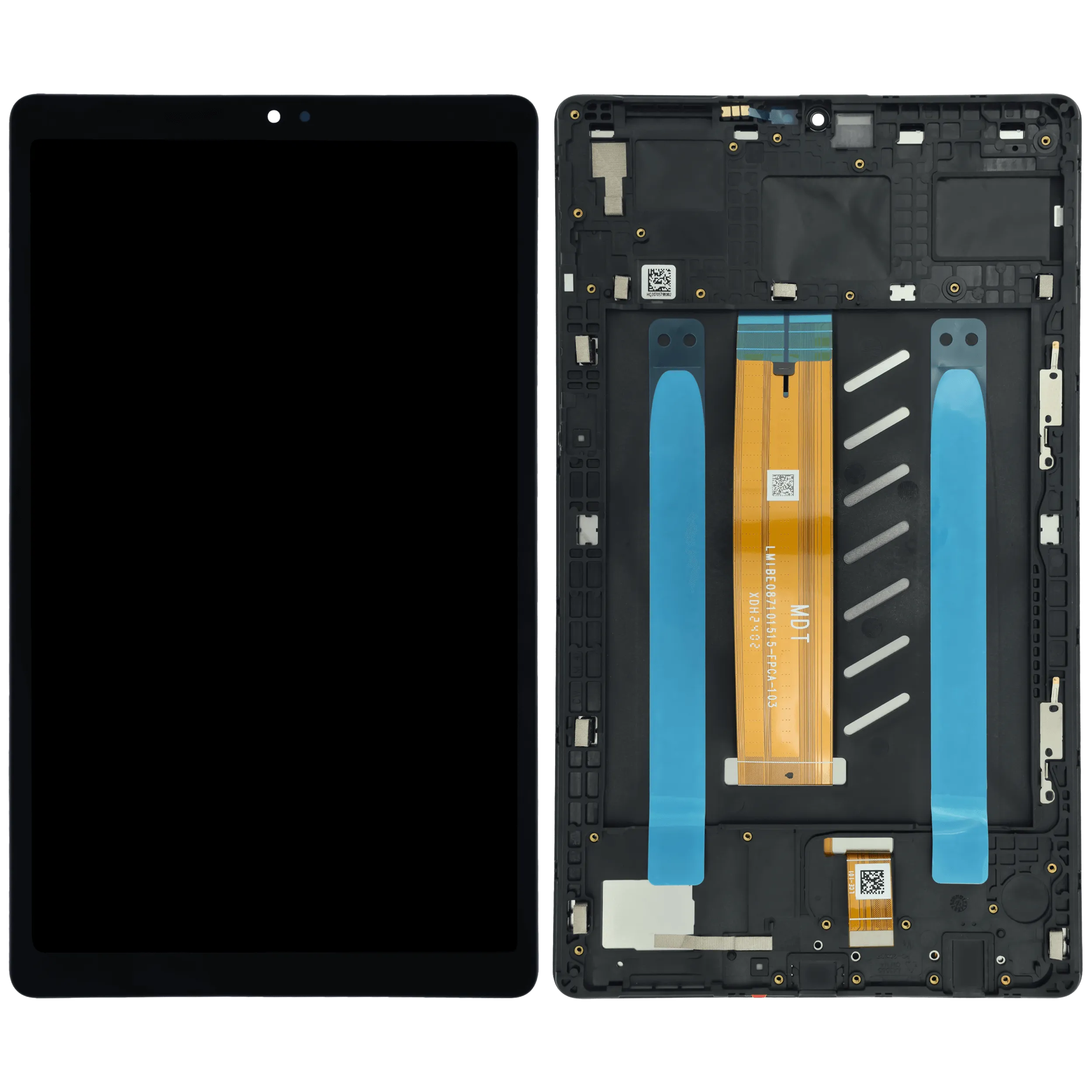 LCD Display mit Rahmen für Samsung Galaxy Tab A7 Lite 4G (T225) (Service Pack) (Black (Schwarz)) – Bild 2