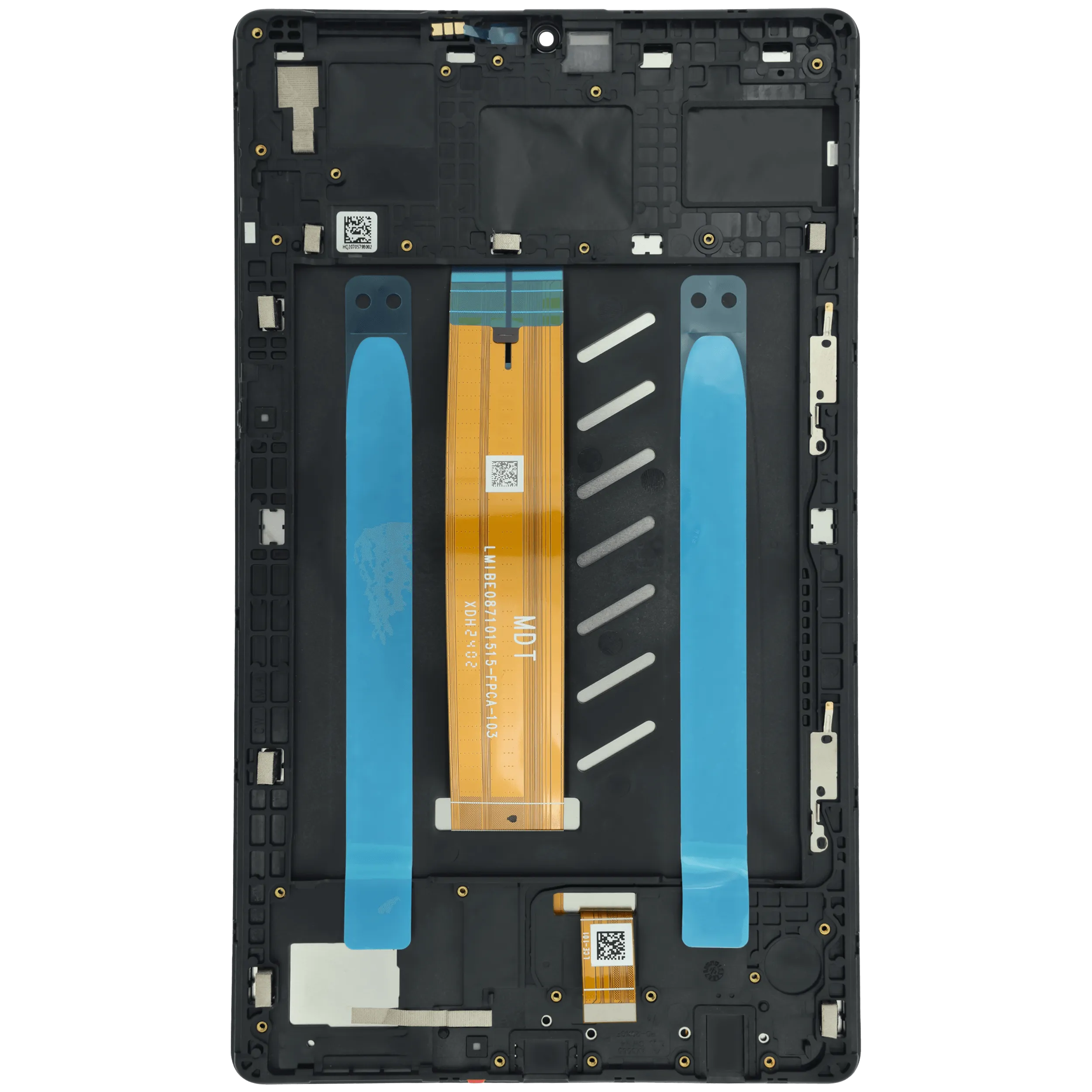 LCD Display mit Rahmen für Samsung Galaxy Tab A7 Lite 4G (T225) (Service Pack) (Black (Schwarz)) – Bild 4