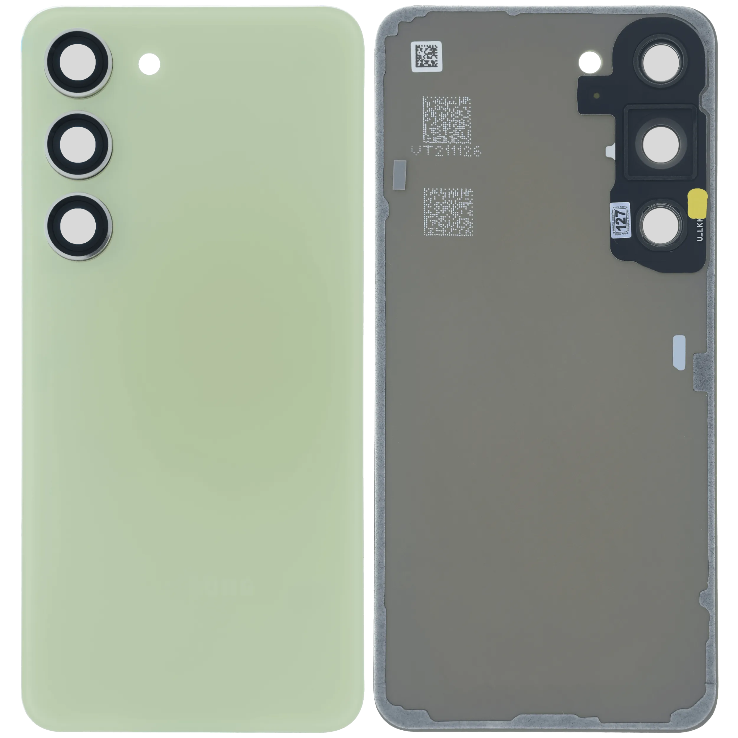 Rückdeckelglas mit Kameraglas für Samsung Galaxy S23 (Service Pack) (Lime) – Bild 2