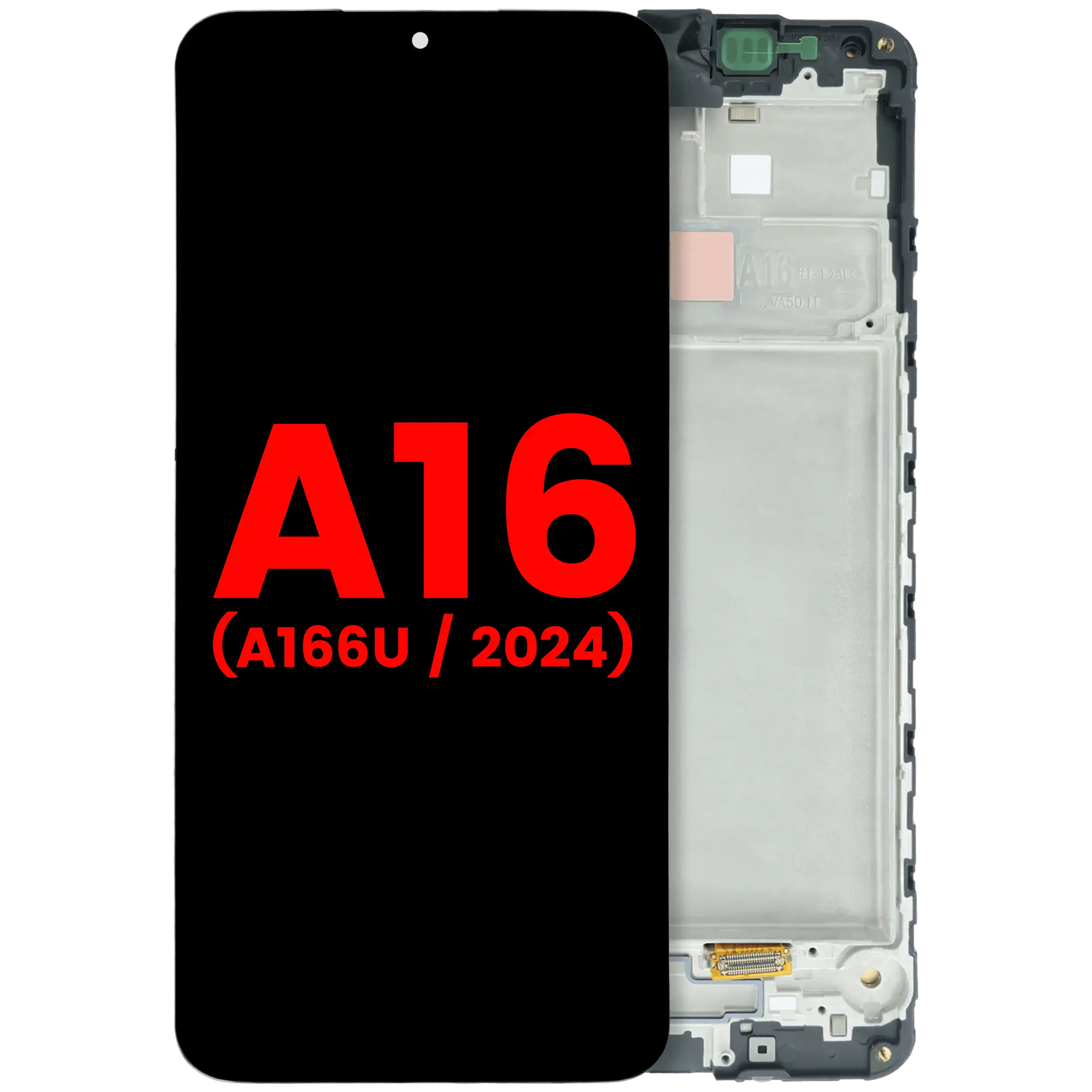 LCD Display mit Rahmen für Samsung Galaxy A16 5G (A166P / 2024)(6.59" ) (International Dual SIM) (Aftermarket: incell) – Bild 5