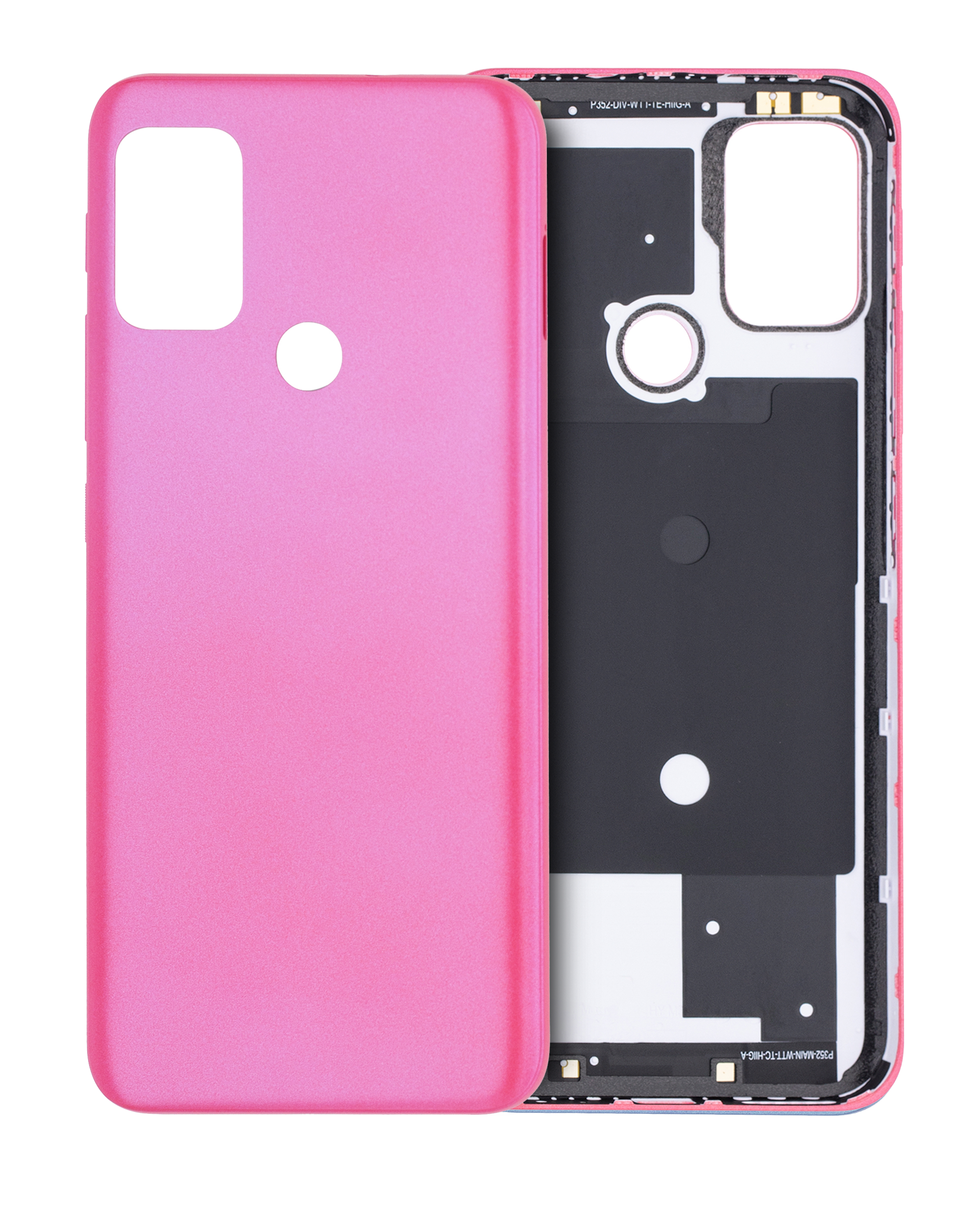 Rückdeckelglas für Motorola Moto G20 (XT2128 / 2021) (Pink (Rosa)) – Bild 3