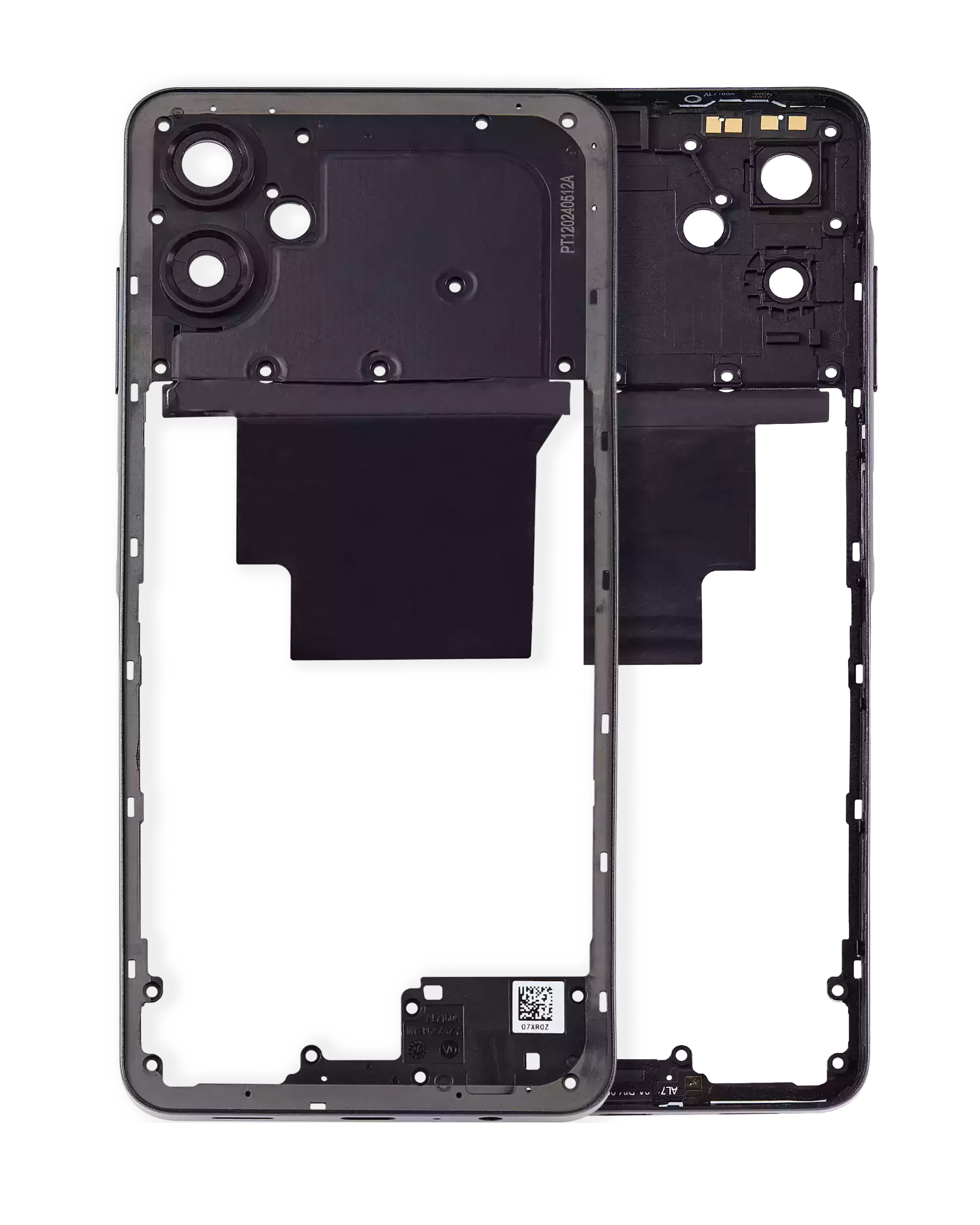 Mittelrahmen für Samsung Galaxy A7 (2018) (professionell aufgearbeitet) (Gold) – Bild 2