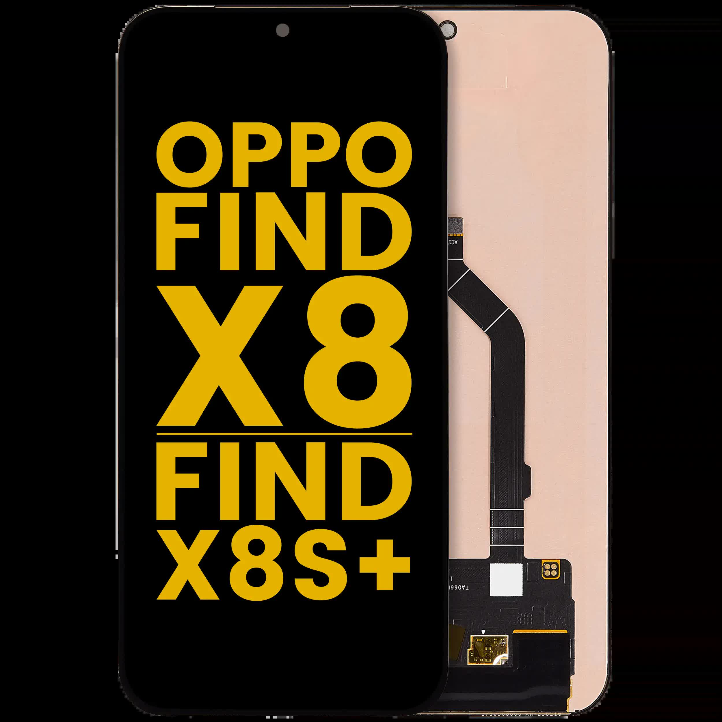 OLED Display ohne Rahmen für Oppo Find X8 / Find X8s+ (professionell aufgearbeitet)