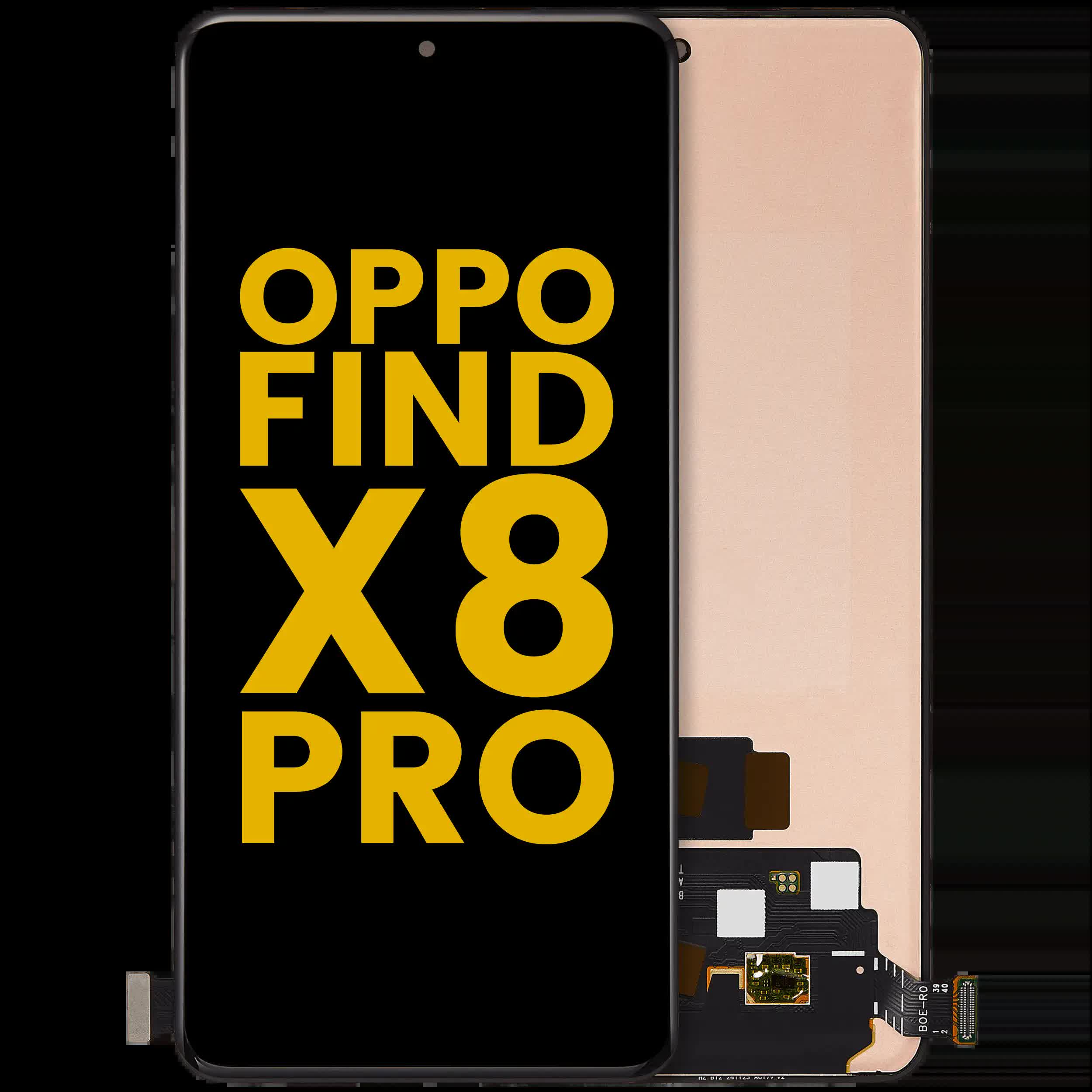 OLED Display ohne Rahmen für Oppo Find X8 Pro (professionell aufgearbeitet)