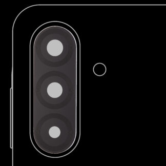 Rückkamera-Glas (nur Glas) mit Klebefolie für Samsung Galaxy A26 5G (A266 / 2025)