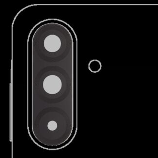 Rückkamera-Glas (nur Glas) mit Klebefolie für Samsung Galaxy A36 5G (A366 / 2025)