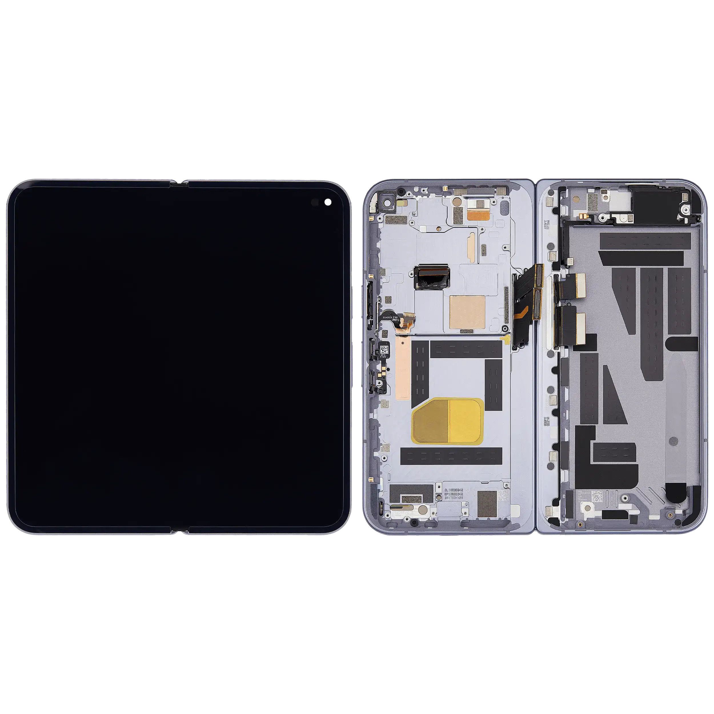 Inner OLED Display mit Rahmen für Google Pixel 10 Pro Fold (US & International Versions) (professionell aufgearbeitet) (Moonstone) – Bild 2