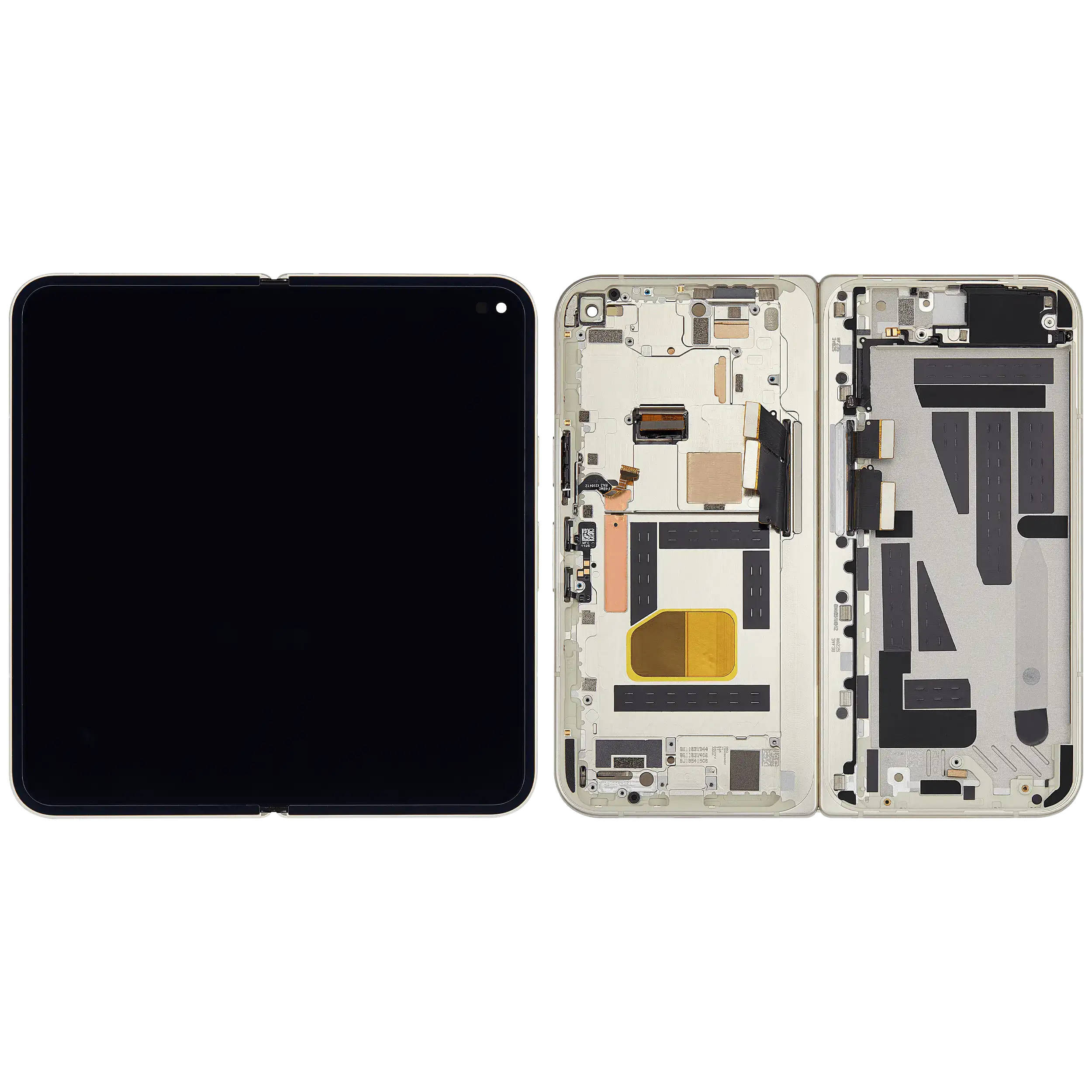 Inner OLED Display mit Rahmen für Google Pixel 10 Pro Fold (US & International Versions) (professionell aufgearbeitet) (Jade) – Bild 2