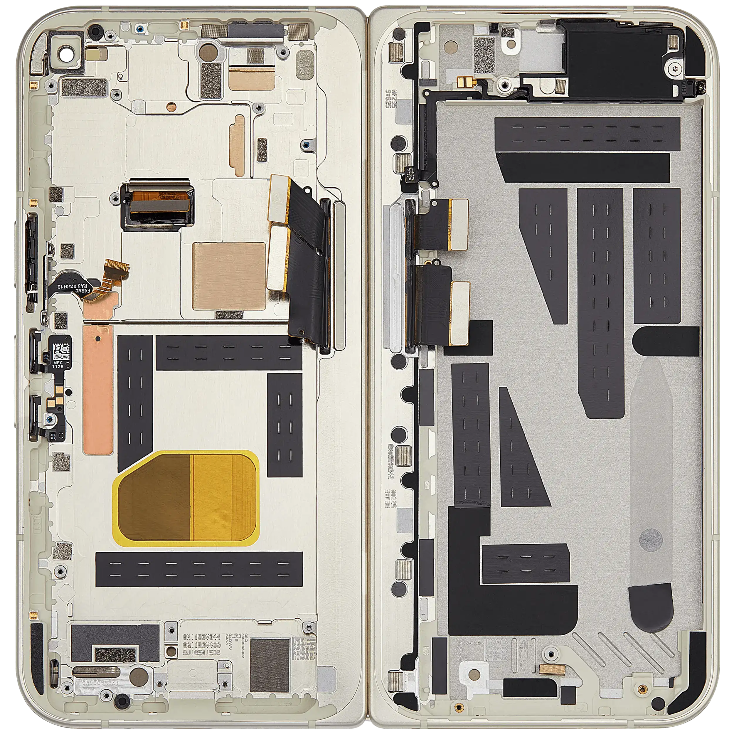 Inner OLED Display mit Rahmen für Google Pixel 10 Pro Fold (US & International Versions) (professionell aufgearbeitet) (Jade) – Bild 4