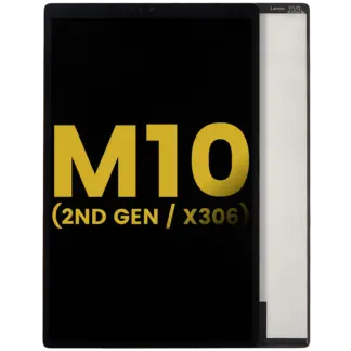 LCD Display ohne Rahmen für Lenovo Tab M10 10.1' (professionell aufgearbeitet) (White (Weiß))