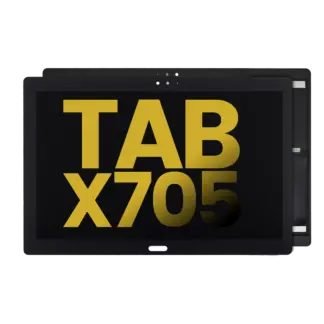 LCD Display mit Rahmen für Lenovo Smart Tab P10 10.1" (professionell aufgearbeitet) (Black (Schwarz))