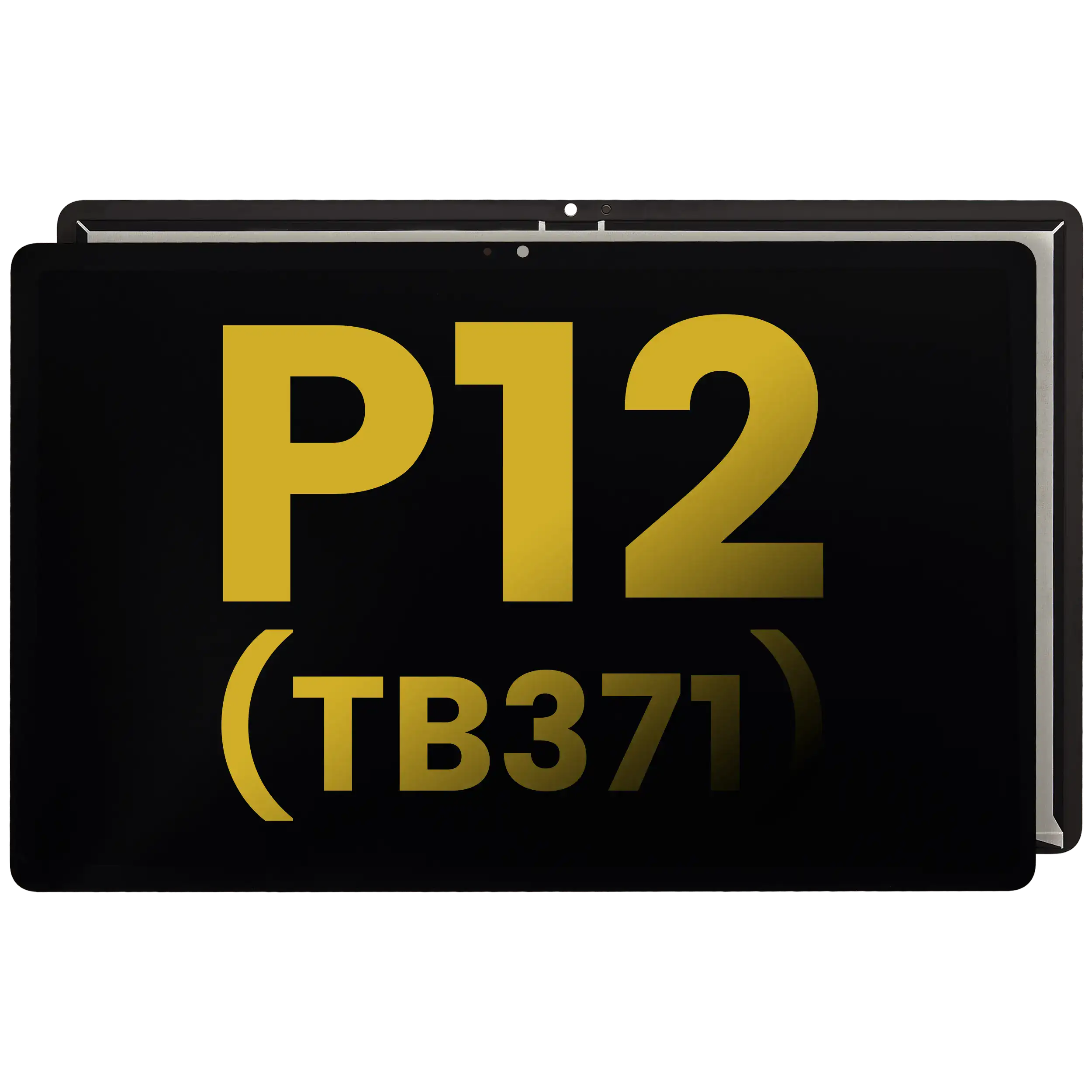 LCD Display mit Rahmen für Lenovo Tab P10 10.1" TB-X705 (professionell aufgearbeitet) (White (Weiß))