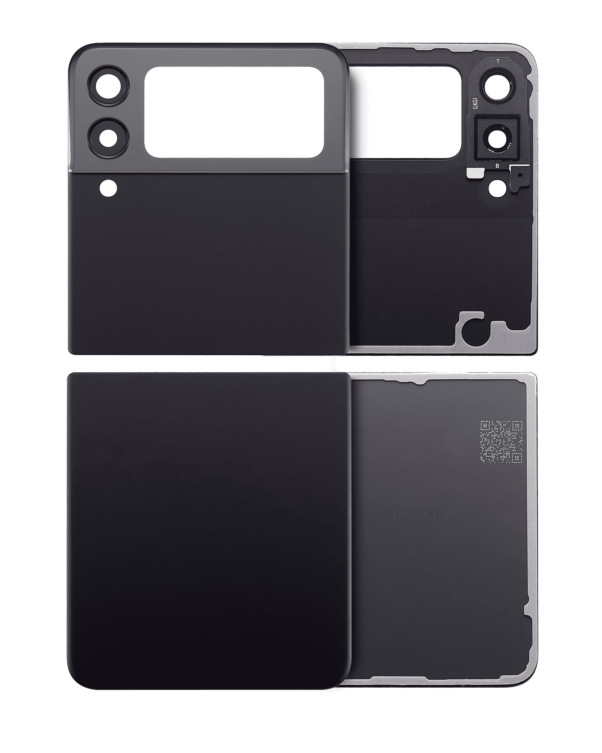 Bottom Rückdeckelglas für Samsung Galaxy Z Flip 3 5G (Aftermarket Plus) (Green (Grün)) – Bild 5