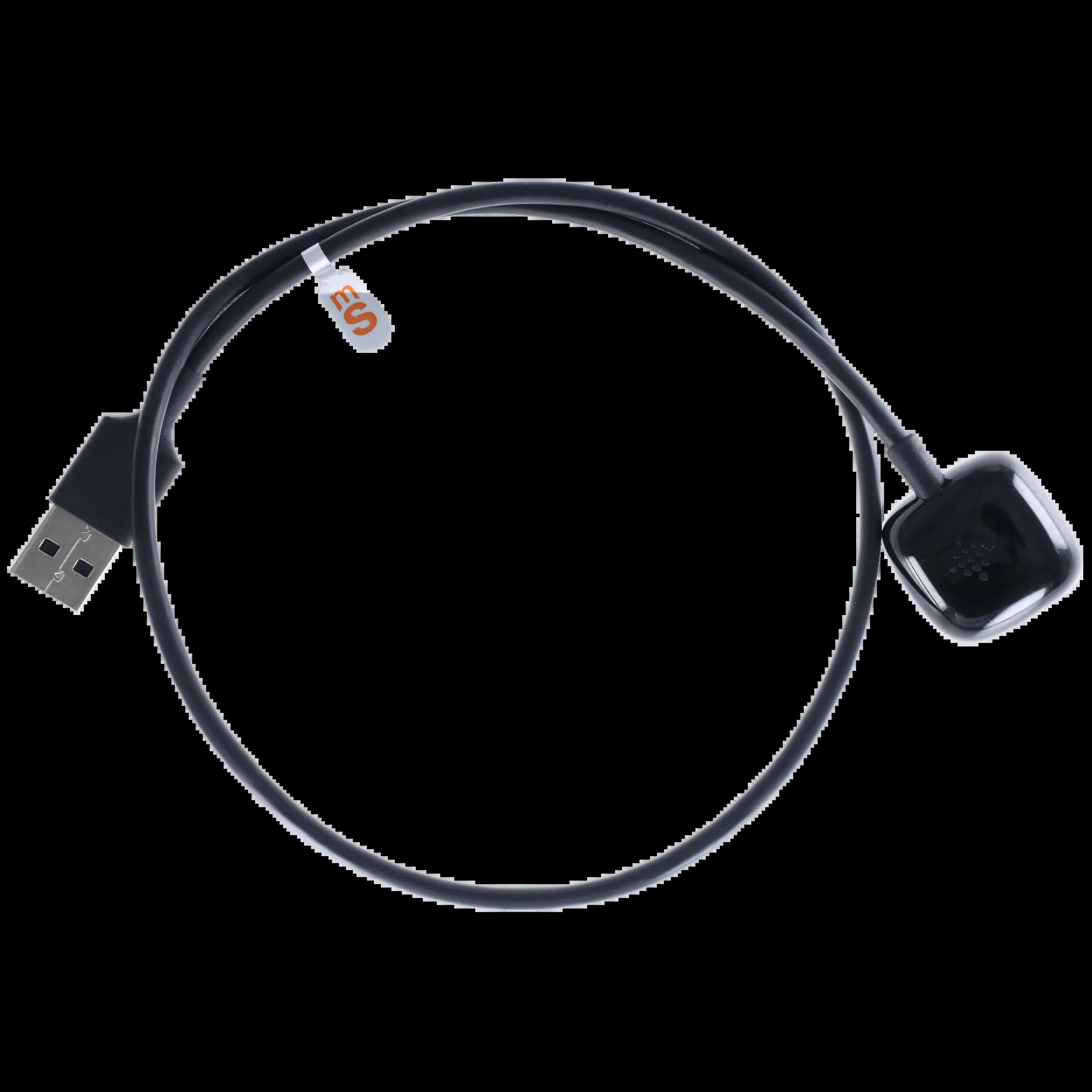 USB-A Magnetic Watch Ladekabel für Google Pixel Watch Series 2 / Series 3 (1 m / 3.3 ft) (Original Grade: A) (Black (Schwarz))