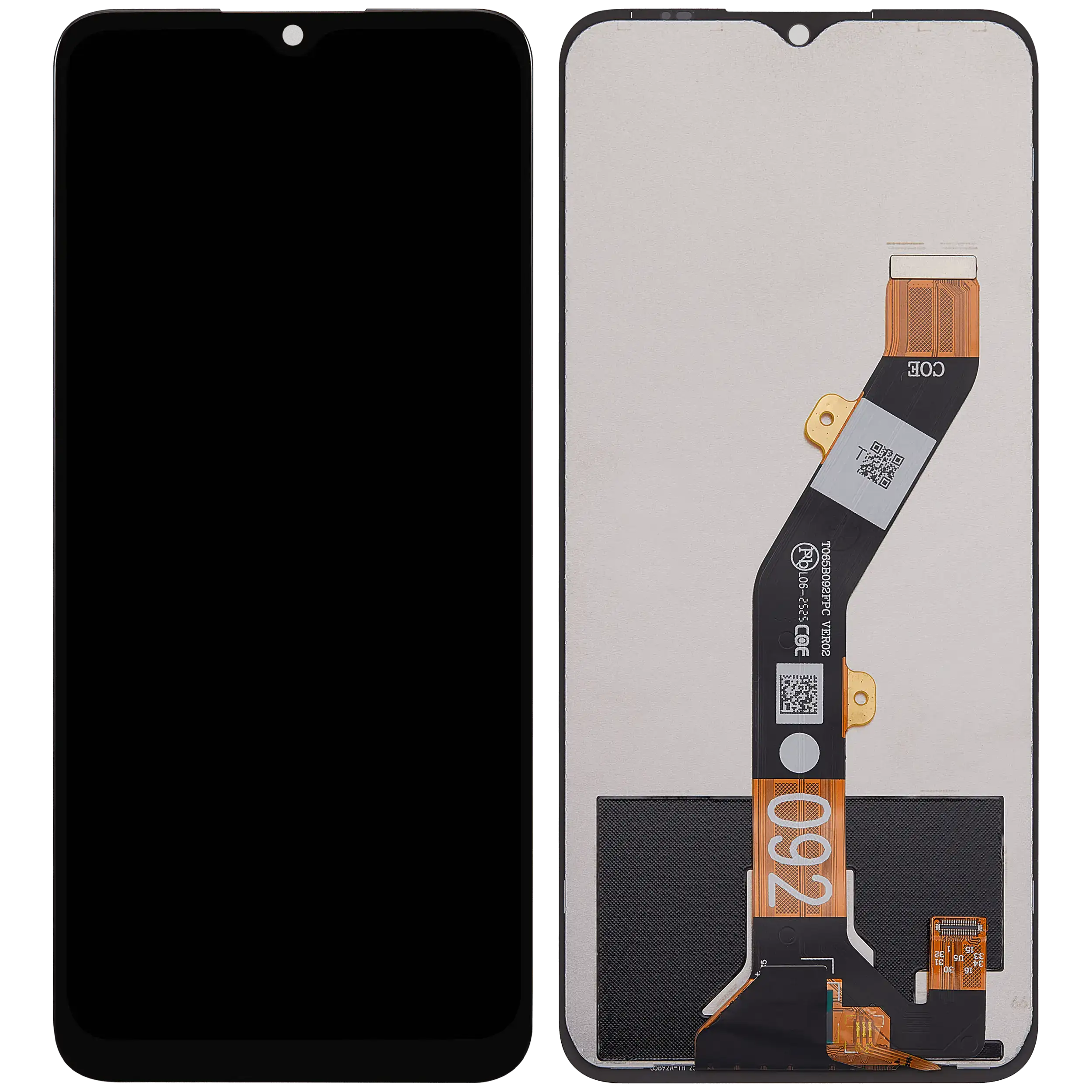 LCD Display ohne Rahmen für Cricket lcon (2026) (U656AC) / AT&T Propel 3 5G (U656AA) (professionell aufgearbeitet) – Bild 2