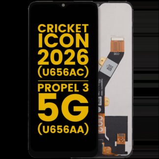 LCD Display ohne Rahmen für Cricket lcon (2026) (U656AC) / AT&T Propel 3 5G (U656AA) (professionell aufgearbeitet)
