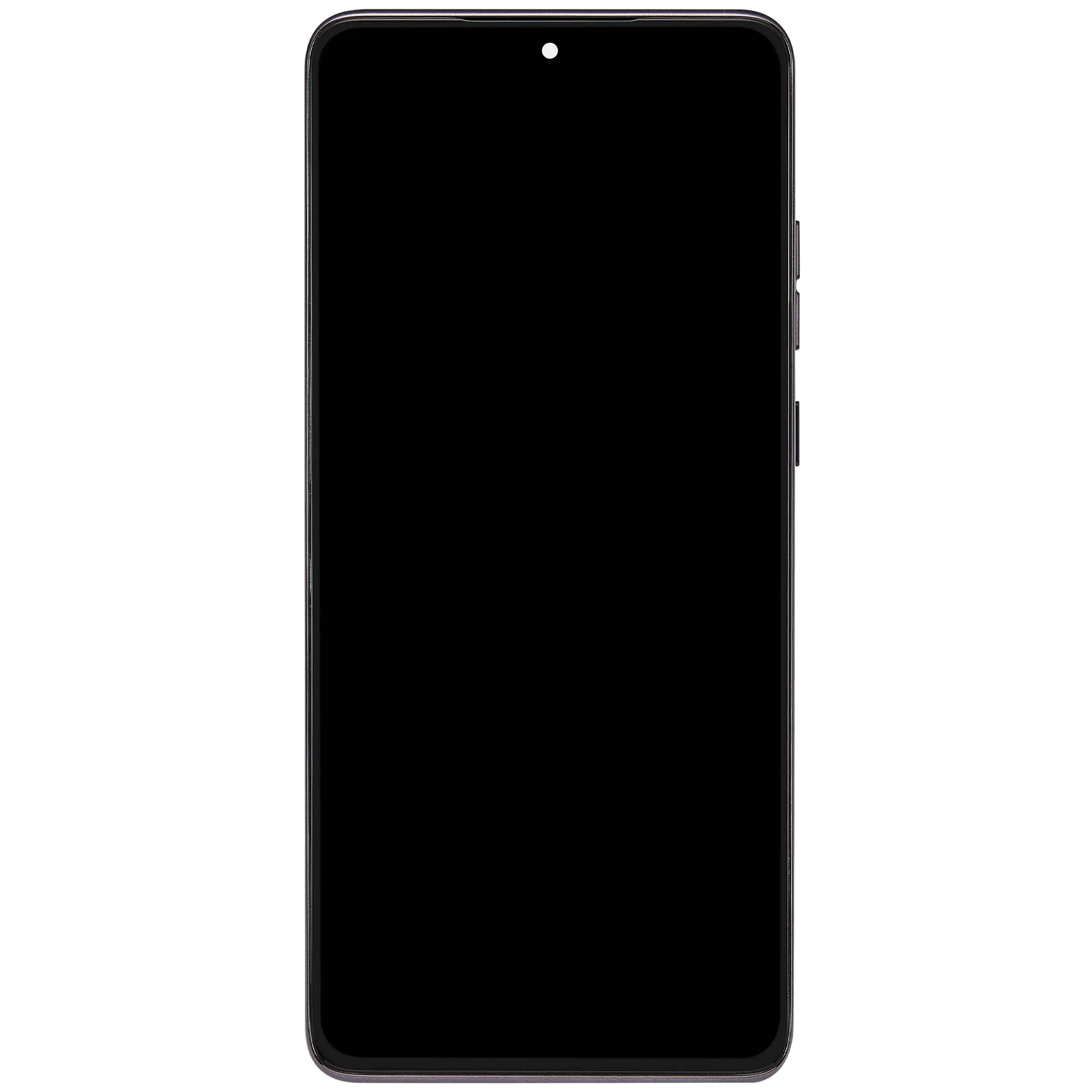 OLED Display mit Rahmen für Motorola Moto G Stylus 5G (XT2619/2026) (professionell aufgearbeitet) (Coal Smoke) – Bild 3