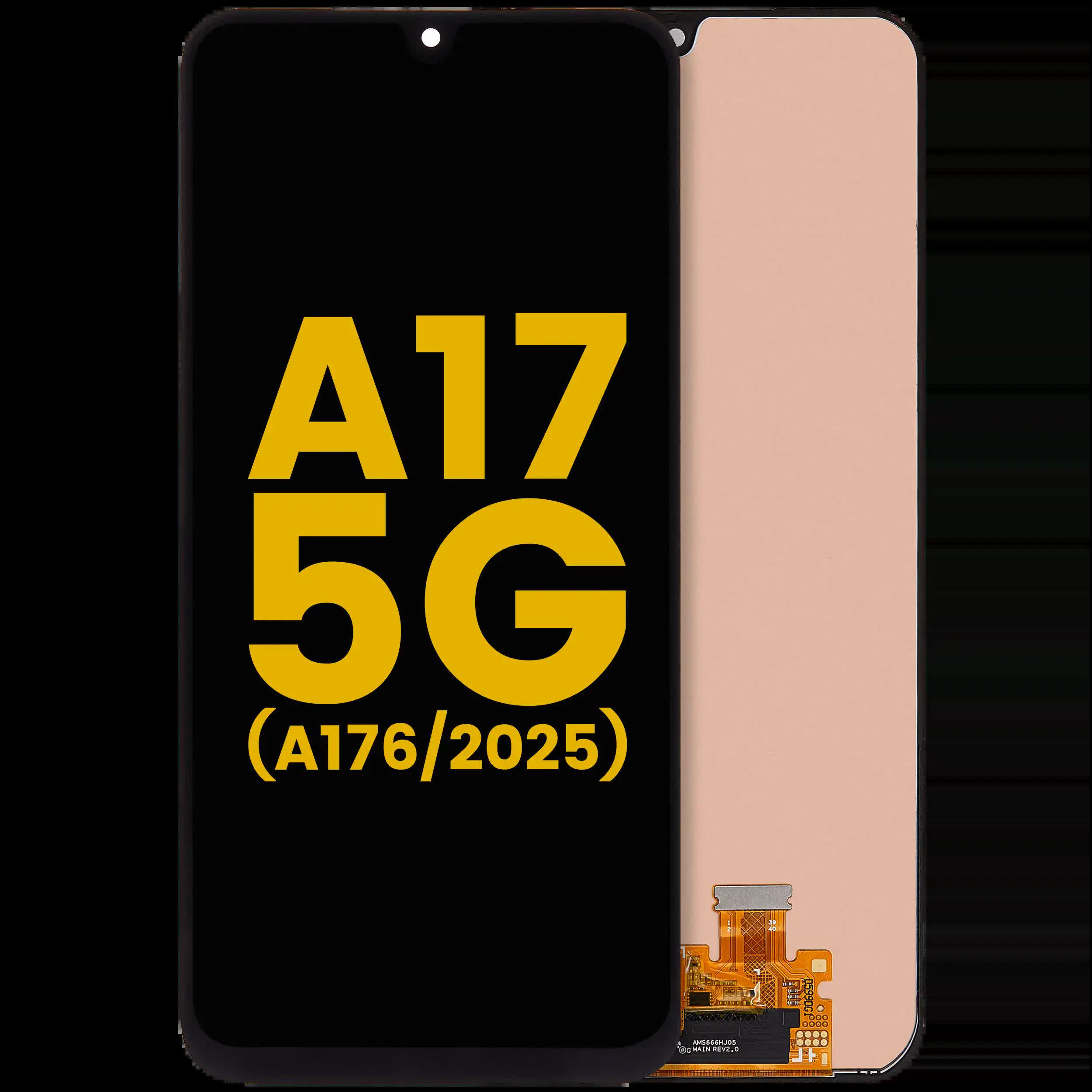 OLED Display ohne Rahmen für Samsung Galaxy A17 5G (A176 / 2025) (professionell aufgearbeitet)