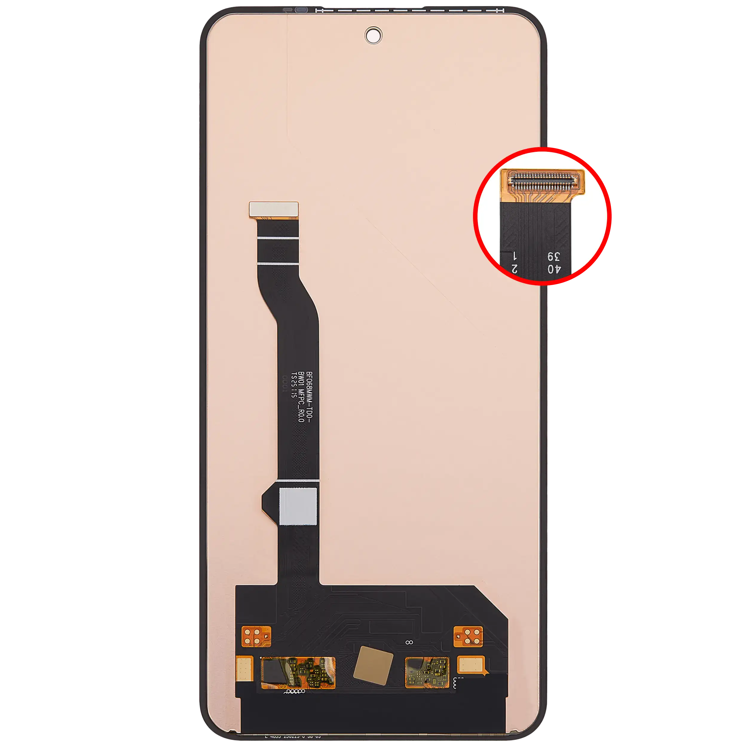 OLED Display ohne Rahmen für Nothing Phone (3a) / (3a) Pro / CMF Phone 2Pro(professionell aufgearbeitet) – Bild 4