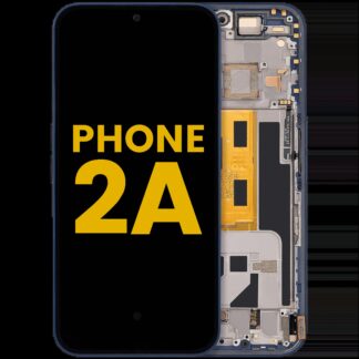 OLED Display mit Rahmen für Nothing Phone (2a) (professionell aufgearbeitet) (Blue (Blau))