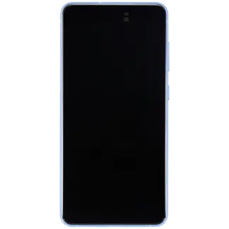 OLED Display mit Rahmen für Samsung Galaxy S21 FE 5G (US & International Version) (Aftermarket Plus) (120Hz) (Blue (Blau))