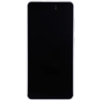 OLED Display mit Rahmen für Samsung Galaxy S21 FE 5G (US & International Version) (Aftermarket Plus) (120Hz) (Lavender)