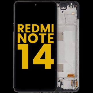 OLED Display mit Rahmen für Xiaomi Redmi Note 14 4G (EU Version) (professionell aufgearbeitet)
