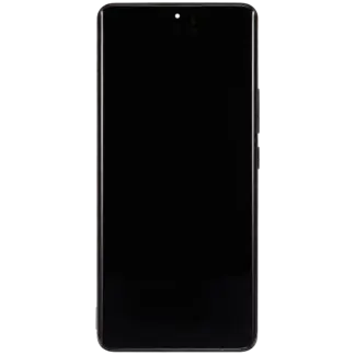 OLED Display mit Rahmen für Xiaomi 13 Pro (Aftermarket Plus) (Black (Schwarz))