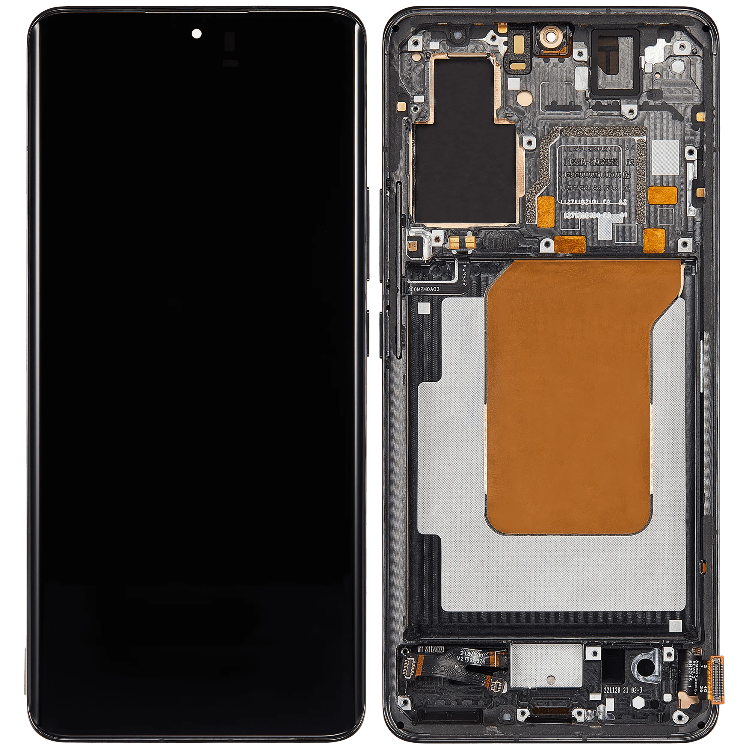 OLED Display mit Rahmen für Xiaomi 13 Pro (Aftermarket Plus) (Black (Schwarz)) – Bild 3
